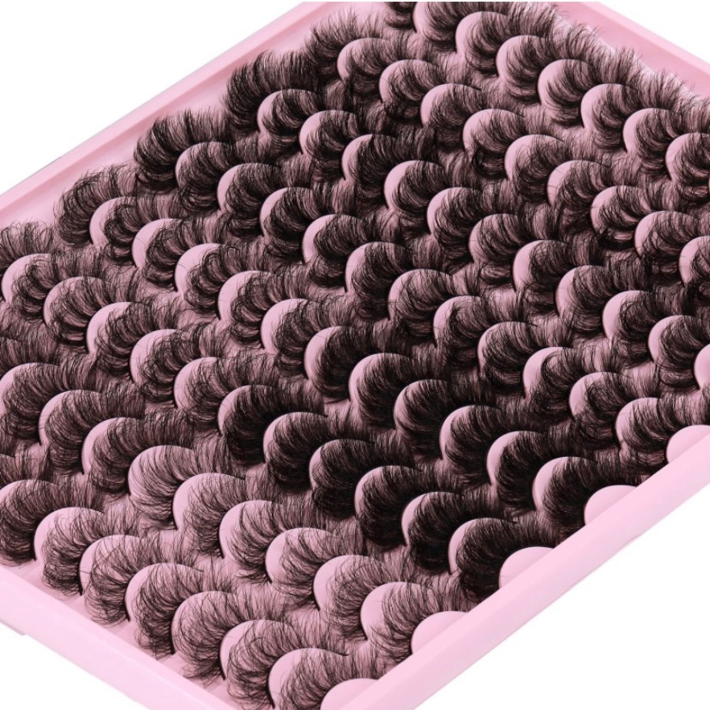 48 Eyelashes Mink Fluffy Bulk Wholesale Mink Lashes Dramatic Curl Luxury